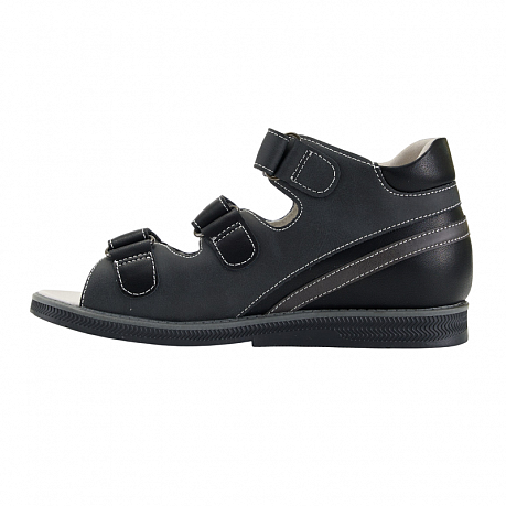 Сандали ортопедические Ортобум для мальчиков 27057-14 дорожные серые. Изображение 2 из 3