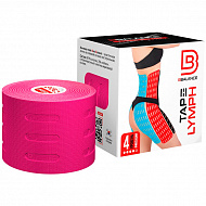 Кинезио тейп Bio Balance Tape Lymph 5см х 5м розовый.