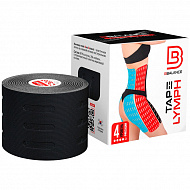 Кинезио тейп Bio Balance Tape Lymph 5см х 5м черный.