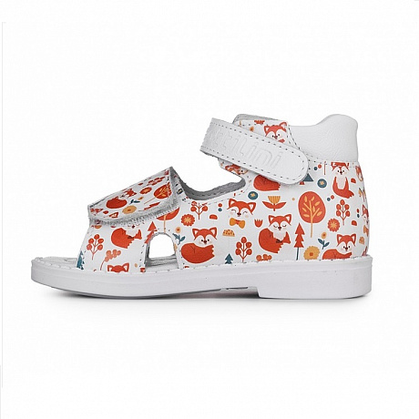 Сандалии Bottilini для девочек SO-248(53) белый/рыжий. Изображение 2 из 3